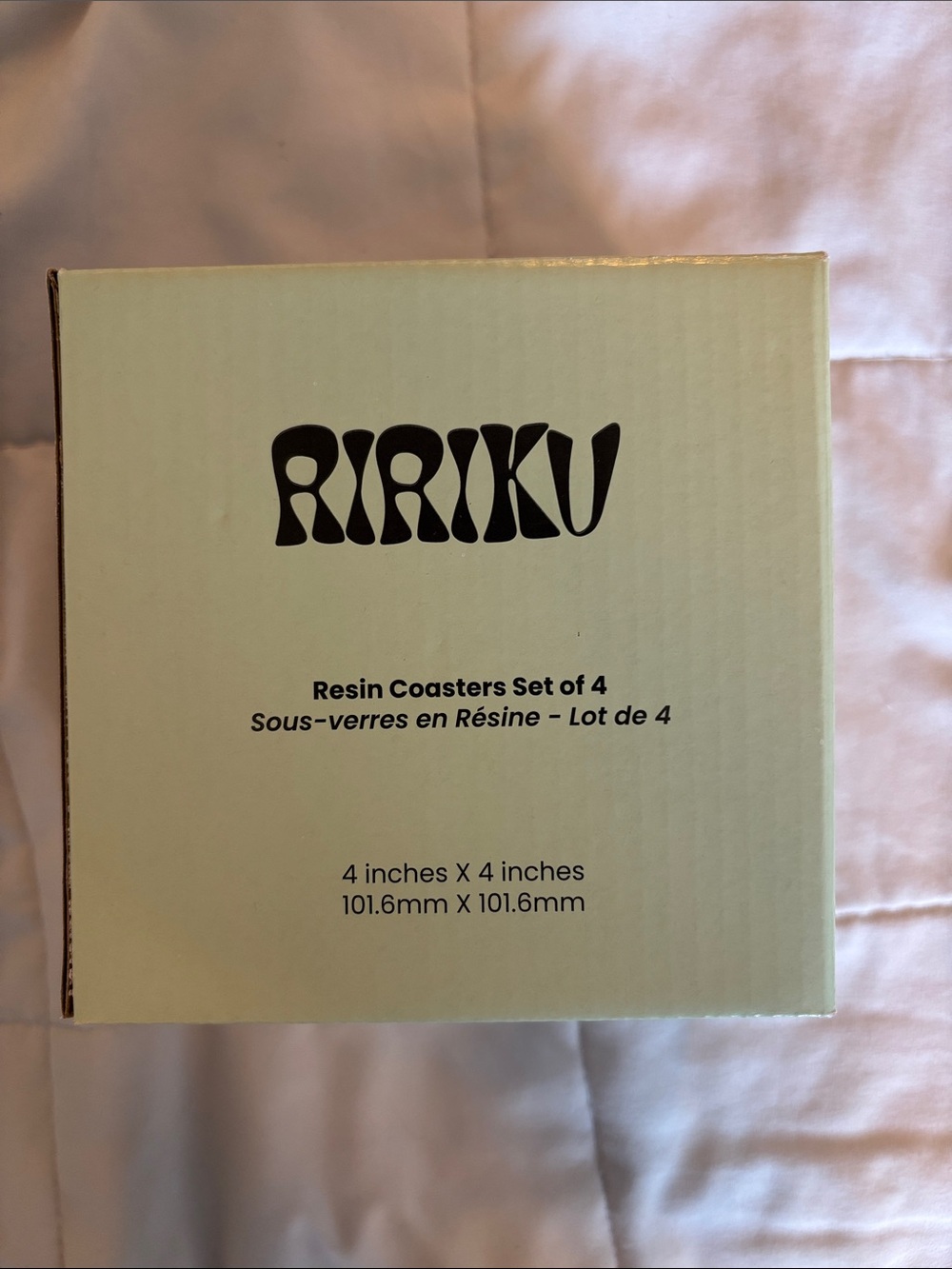 RIRIKU Resin Coaster Set (4)